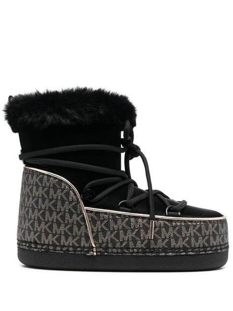 michael kors snow boots|michael kors low heel boots.